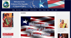Desktop Screenshot of embassyofliberia-paris.org