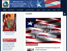 Tablet Screenshot of embassyofliberia-paris.org